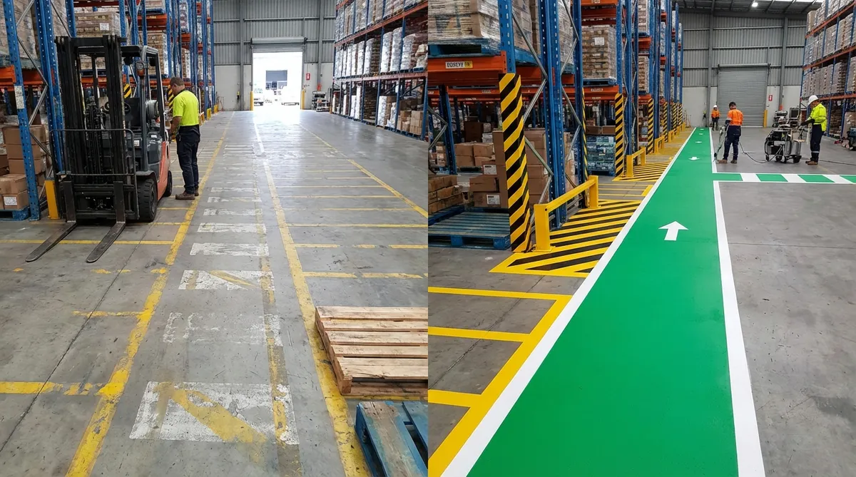 Warehouse Line Marking Standards: What Australian Facilities Get Wrong